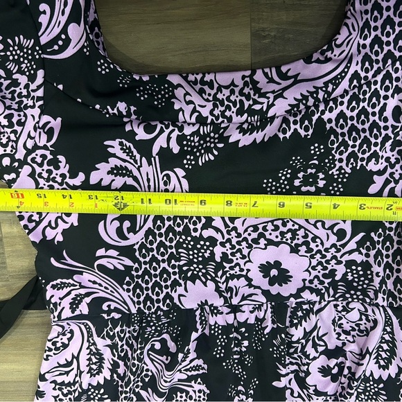 Majora purple and black babydoll dress - Picture 5 of 5